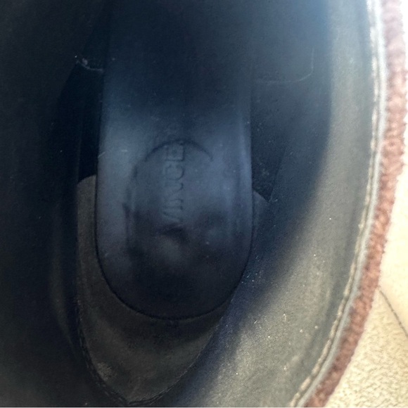 VINCE Harriet Dark Brown Suede Ankle Booties with Block Heel Size 7 - Picture 9 of 11